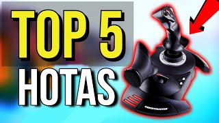 TOP 5 MEILLEUR HOTAS JOYSTICK 2023 pour vos jeux de simulation de vol et de conquête spatiale [upl. by Einitsed642]