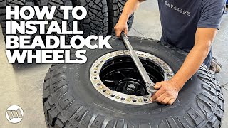 HOW TO Install Beadlock Wheels for Beginners [upl. by Nuaj]