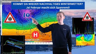 Ab Februar wieder WINTERWETTER Kurz Kalt amp folgend mild ab Februar spannend Wettermittelfrist [upl. by Shir]