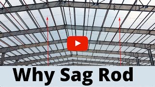 Sag Rod  What is Sag Rod and Why it is used in PurlinGirt [upl. by Song494]