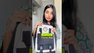 Unboxing Travel Bag 😱 crafteraditi unboxing asmr shorts travelessentials ​⁠CrafterAditi [upl. by Ciccia]