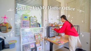 ✷ Setting Up My Home Office and Preparing A Shop Reopening ✷ [upl. by Clementine]