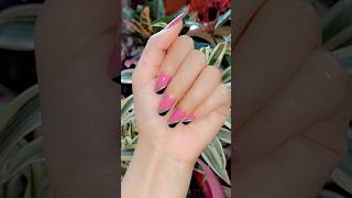 Nailart without tools at home 🏡 nails nailart youtubeshorts viralvideo naildesigns trending [upl. by Foskett]