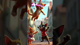 102 Epic Cat Talent Show Turns Into Hilarious Battle 🐱🎪  Funny Cat Animation cat capybops [upl. by Anierdna]