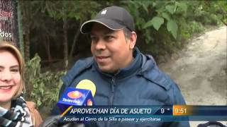 Las Noticias  Visitan el cerro de la Silla en día de asueto [upl. by Akerue]