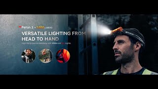 Olight Perun 3 Headlamp 3000 Lumens White Light and Red Light [upl. by Renwick]