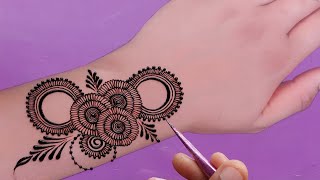 New stylish mehndi design  easy arabic mehndi design  mehndi ka design  mehndi design  mehndi [upl. by Sukramed]