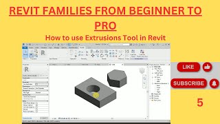 How to use Extrusions Tool in Revit [upl. by Osborn188]