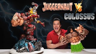 JUGGERNAUT vs COLOSSUS CRAZY Customized Custom XMEN Diorama Statue [upl. by Kaenel]