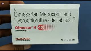 Olmesar H 40 Tablet  Olmesartan Medoxomil and Hydrochlorothiazide Tablets IP  Olmesar H 40mg Tab [upl. by Janeen]