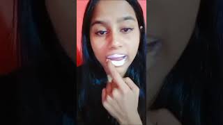 Plumping Lips With toothpaste 😱Actually Its Work🔥 plumping plumplips lipstick hack toothpaste [upl. by Dinse]