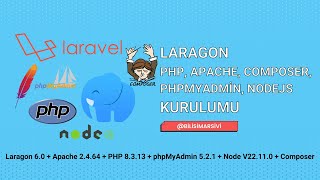 Laragon Kurulumu PHP 83 Laravel 11 ve phpMyAdmin Kurulumu [upl. by Meibers426]