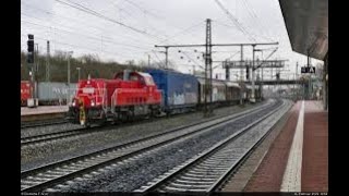 10 Führerstandsmitfahrt  Drivers cab ride Baunatal VWWerk  Kassel Rangierbahnhof [upl. by Towrey]