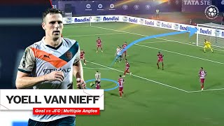 TOP BINS 😱  Yoell Van Nieff Goal vs JFC [upl. by Lumbye]