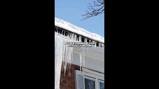 Got Ice Damming On The Brain ❄️  Watkins Construction amp Roofing [upl. by Cully]