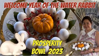 Prosperity Bowl 2023  Things to put in the Prosperity Bowl for 2023  Simple Bowl to Attract Luck [upl. by Benny]