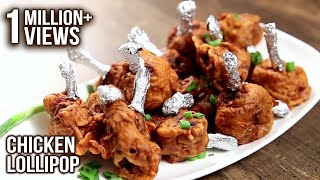 How To Make Chicken Lollipop  Easy Chicken Starter Recipe  The Bombay Chef – Varun Inamdar [upl. by Acimad431]