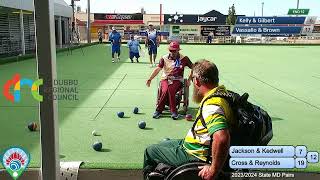 202324 Bowls NSW State Championships  📺 LIVE  MultiDisability Pairs SemiFinal [upl. by Dahraf]