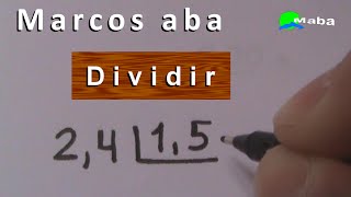 DIVISÃO  Aula 05  Números decimais [upl. by Ybur832]