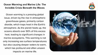 Ocean Warming and Marine Life the Invisible Crisis Beneath the Waves [upl. by Jamille]