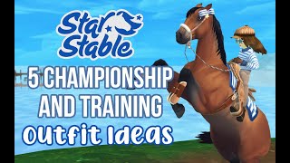 5 Championship amp Training Outfit Ideas  Star Stable Online [upl. by Ennaeirrac767]