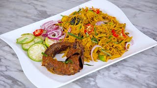 How to Make African Salad Abacha  ZEELICIOUS FOODS [upl. by Deth]