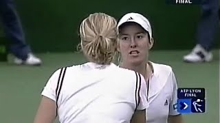 Kim Clijsters vs Justine Henin 2003 Filderstadt Final Highlights [upl. by Yonita]