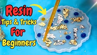 Resin For Beginners  Dont Miss Out On These Tips and Tricks [upl. by Knah]