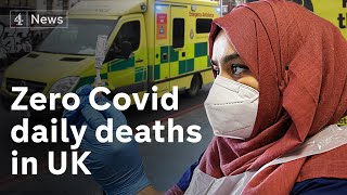 UK records zero Covid daily deaths as scientists warn of third wave [upl. by Latsryc]