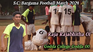 Bargama Football Match 2024 Godda College Godda 00 🆚 Rajabhitha 01  Barmasia Football Match 2024 [upl. by Baryram655]