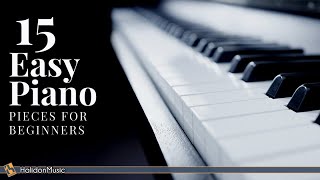 15 Easy Classical Piano Pieces for Beginners [upl. by Anavas]