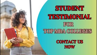 Top MBA Colleges Student Testimonial  CAREER CHOICE 360 [upl. by Althea]