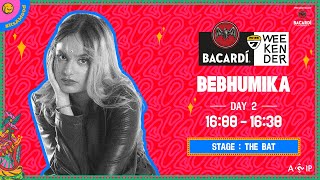 LIVE BACARDÍ NH7 Weekender 2023  BeBhumika  The Bat  ItsaMood [upl. by Levin]