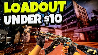 BEST SKINS LOADOUT UNDER 10  CSGO 2021 GIVEAWAY [upl. by Airtap]