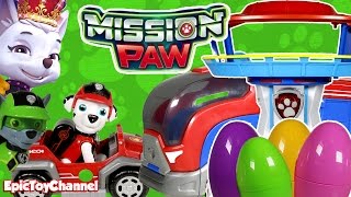 PAW PATROL MISSION PAW Sweetie Stole Marshall  Paw Patrol Surprise Eggs and Misson Paw Toys [upl. by Acessej]