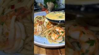 Dinner Ideas 🤤 food yt viralvideo seafoodlover seafood pasta shorts cooking foodie dinner [upl. by Aluor664]