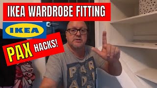 Part 8  DIY Bedroom Decorating Makeover  IKEA PAX WARDROBES [upl. by Marteena986]