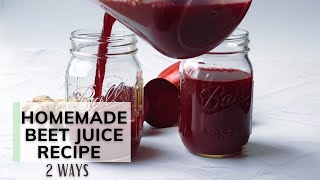 How to Make Homemade Beet Juice 2 Ways Benefits of Beetroot Beetroot Juice Nkechi Ajaeroh Ep 39 [upl. by Neddra]