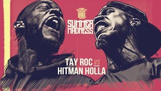 HITMAN HOLLA VS TAY ROC SMACK RAP BATTLE  URLTV [upl. by Frost231]