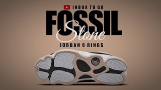 FOSSIL STONE 2023 Jordan 6 Rings DETAILED LOOK  PRICE [upl. by Nisior497]