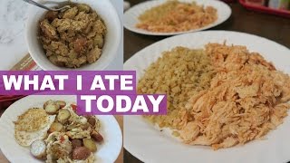 What I Ate Today with Recipes Whole30 Crockpot Glutenfree [upl. by Dominy]