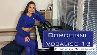 BORDOGNI Vocalise 13 Flute 11 PlayAlong with Constanzen Hochwartner X OCEANSAPART [upl. by Tound]