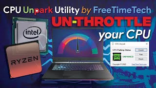 CPU Unpark Utility  Unthrottle your CPU [upl. by Elvyn912]