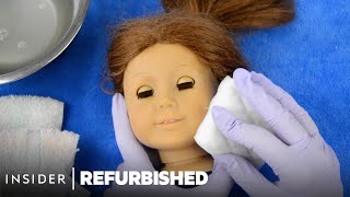 How A 1990s Felicity American Girl Doll Is Restored  Refurbished [upl. by Attekram]