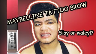 Maybelline Tattoo Brow 3Day Styling Gel  PHILIPPINES [upl. by Rorke559]