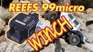 Reefs RC 99Micro Servo Winch in action [upl. by Tila623]