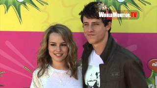 Bridgit Mendler arrives at Nickelodeons 26th Annual Kids Choice Awards [upl. by Ellerud]