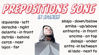 Prepositions in Spanish [upl. by Bristow]