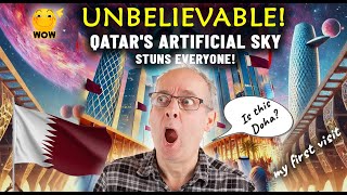 Unbelievable Doha Qatars Artificial Sky Stuns Everyone [upl. by Akkahs]