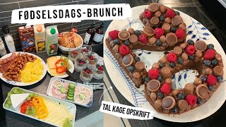 FORBEREDELSER TIL FØDSELSDAGSBRUNCH FOR FAMILIEN  JEG LAVER TALKAGE [upl. by Giulietta]